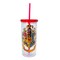 Harry Potter Hogwarts Crest Plastic Carnival Cup With Lid and Straw | 20 Ounces